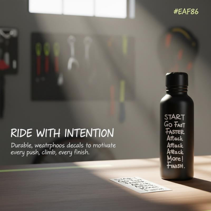 Interior Design Youtube - ملصقات إطار الدراجة Go Fast Attack