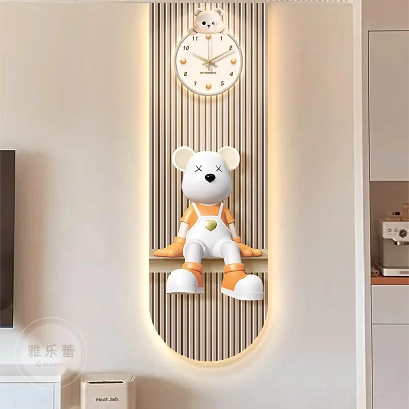 Interior Design Luxury House - ساعات حائط جمالية فاخرة لغرفة المعيشة