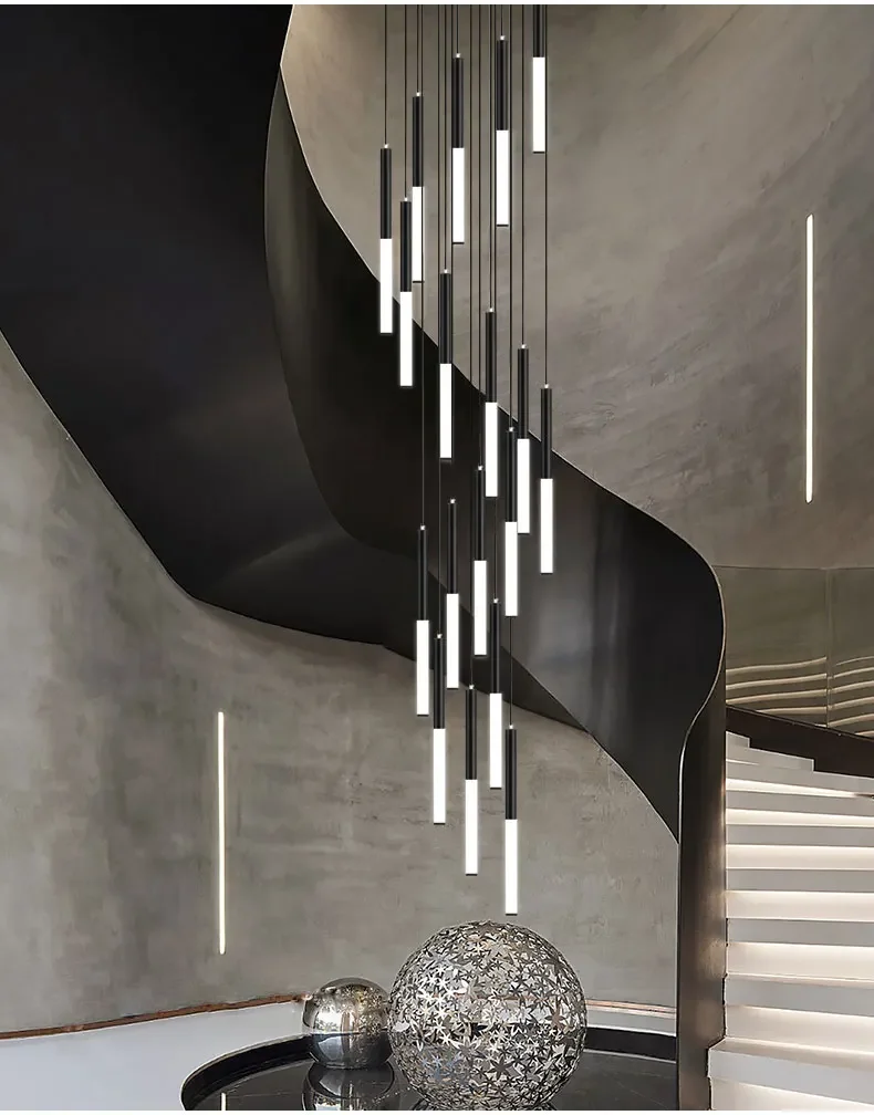 الحديثة LED الإبداعية الأسود أ - مراجعة Interior Design Youtube وسعره