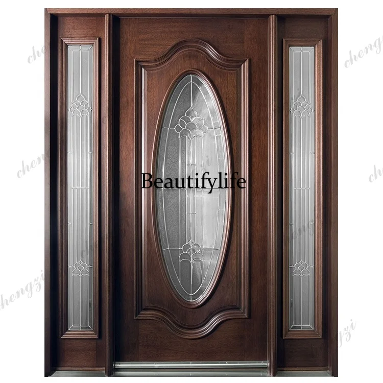باب أمامي خشبي فاخر Y136 بتصمي - مراجعة Interior Design Luxury House وسعره