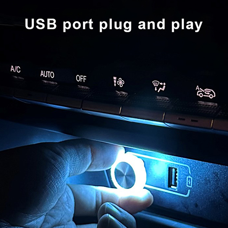 المحمولة سيارة USB المحيطة ضوء - مراجعة Interior Design Icon وسعره