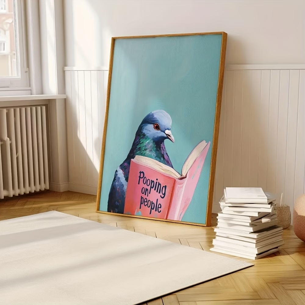 لوحة فنية حديثة لطيور الحمام ت - مراجعة Interior Design Room وسعره