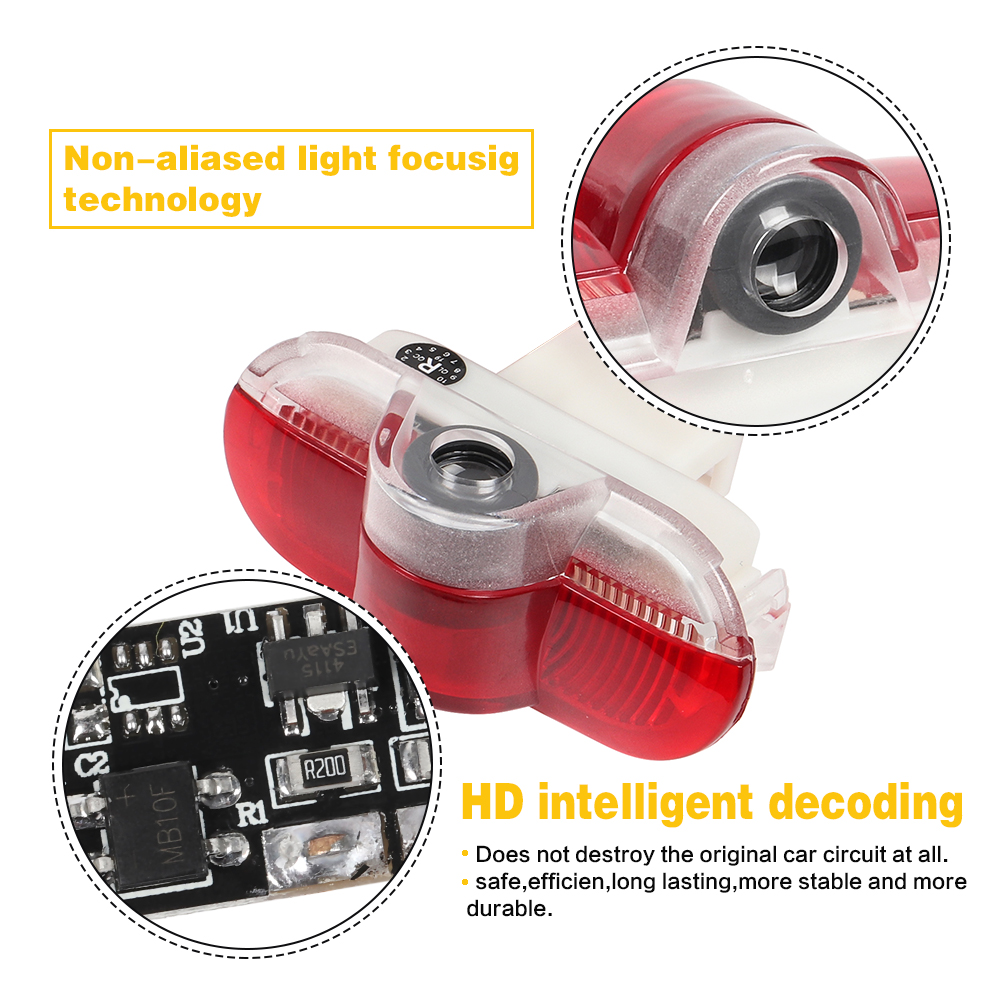 2X مصباح ترحيب وتحذير LED للبا - مراجعة Interior Design Icon وسعره